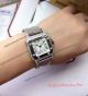 Cartier Santos Diamond Watch Replica - White Roman Dial (2)_th.jpg